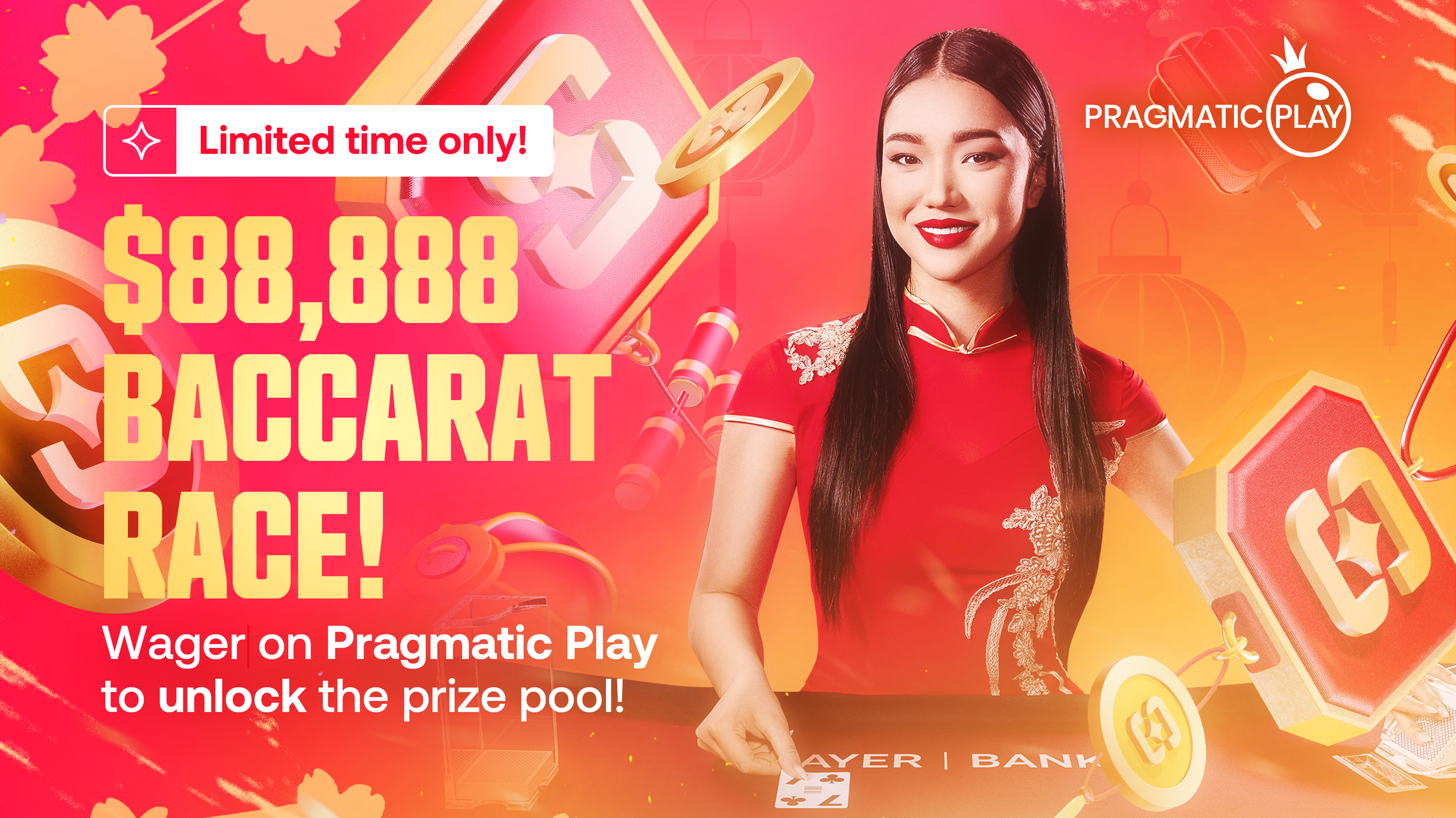 $88,8888 Baccarat Race!